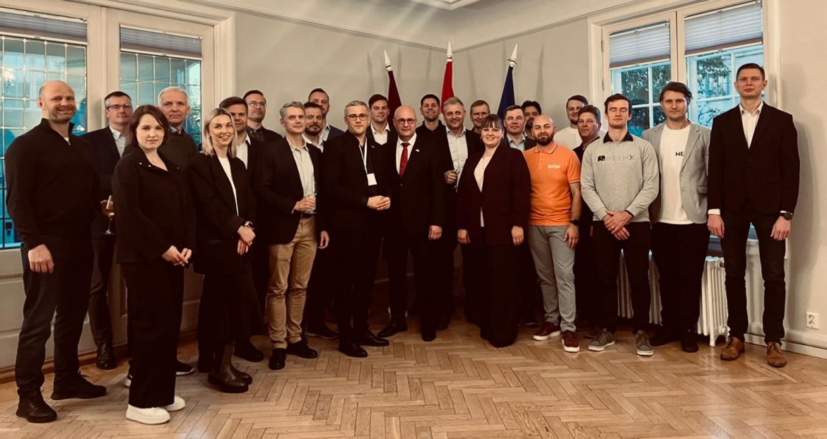 Uzņēmēju delegācijas pieņešana Latvijas vēstniecībā Norvēģijā